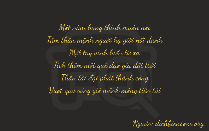 Thơ dịch biển số xe 13163