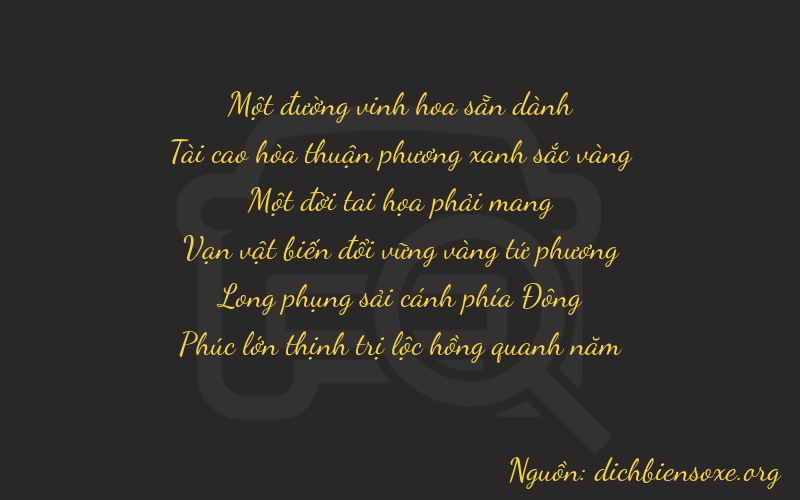 Thơ dịch biển số xe 13176