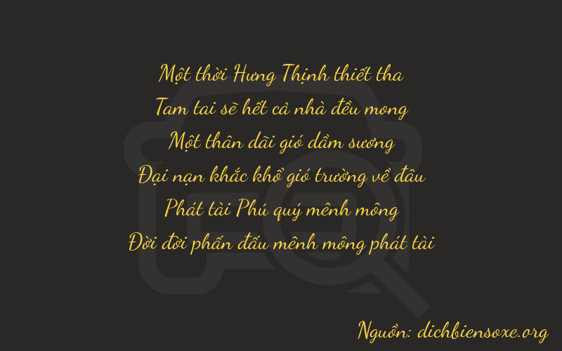 Thơ dịch biển số xe 13183