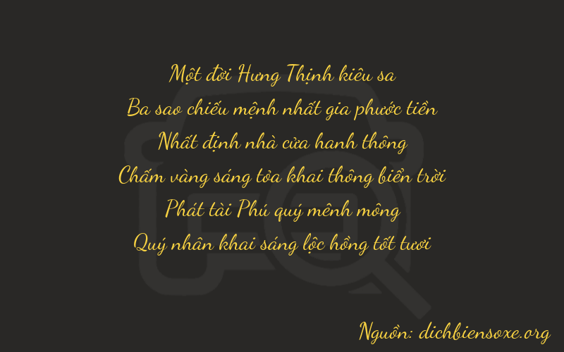 Thơ dịch biển số xe 13186