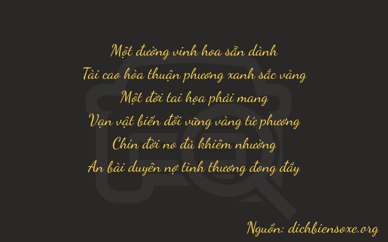 Thơ dịch biển số xe 13194
