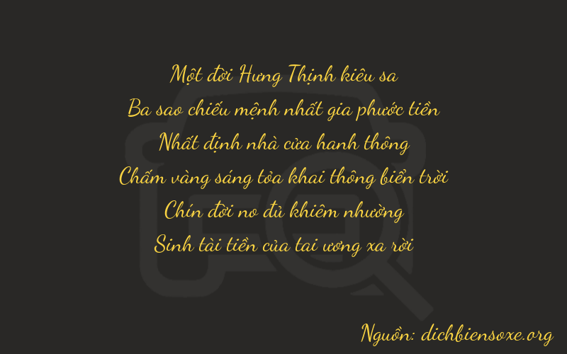 Thơ dịch biển số xe 13195
