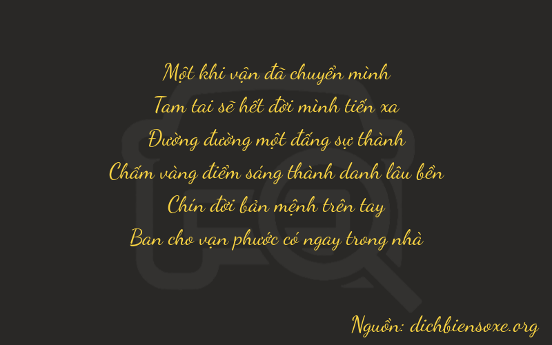 Thơ dịch biển số xe 13198