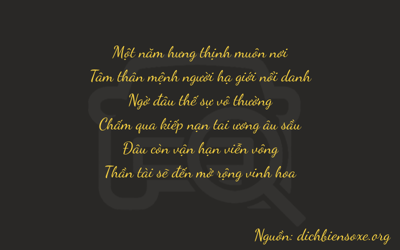 Thơ dịch biển số xe 13208
