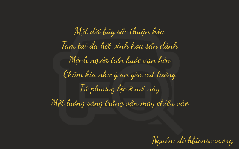 Thơ dịch biển số xe 13241