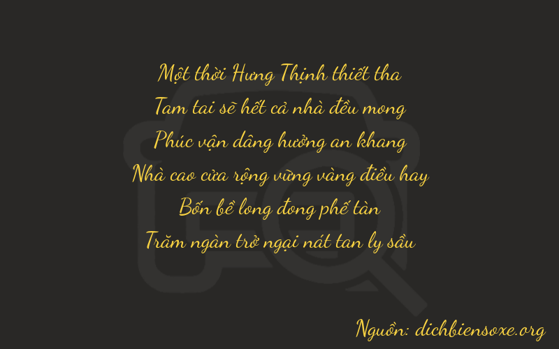 Thơ dịch biển số xe 13246