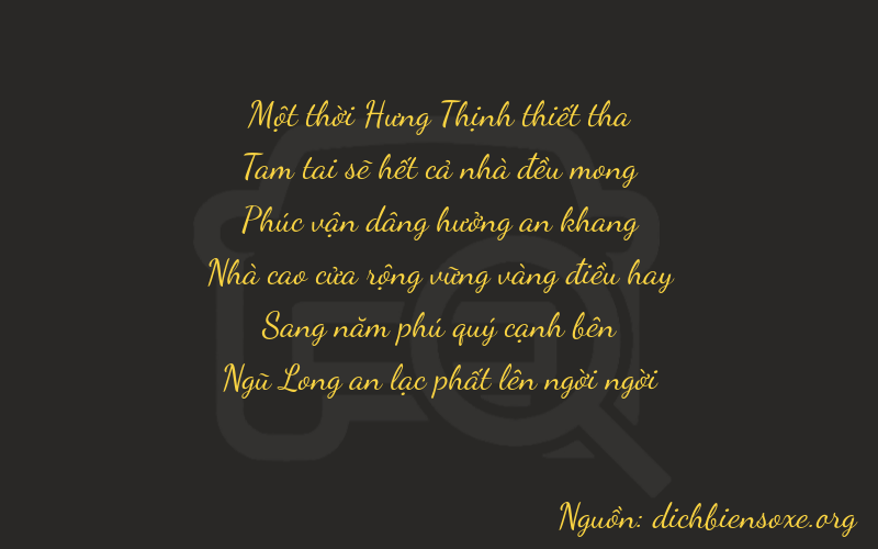 Thơ dịch biển số xe 13255