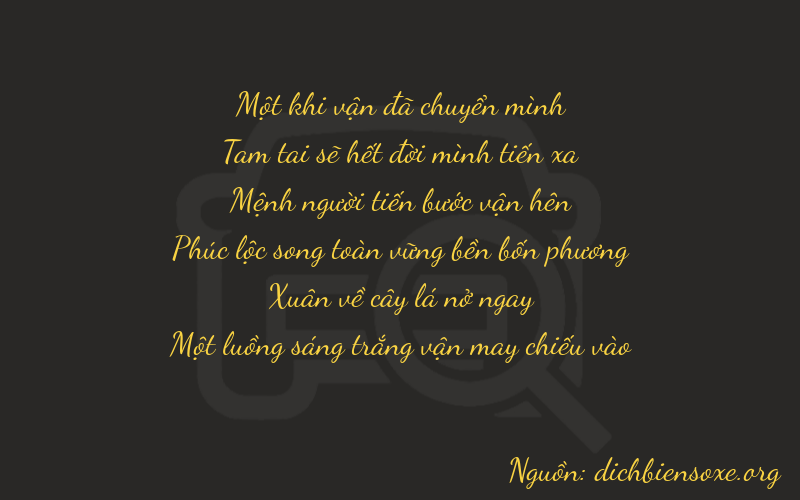 Thơ dịch biển số xe 13261