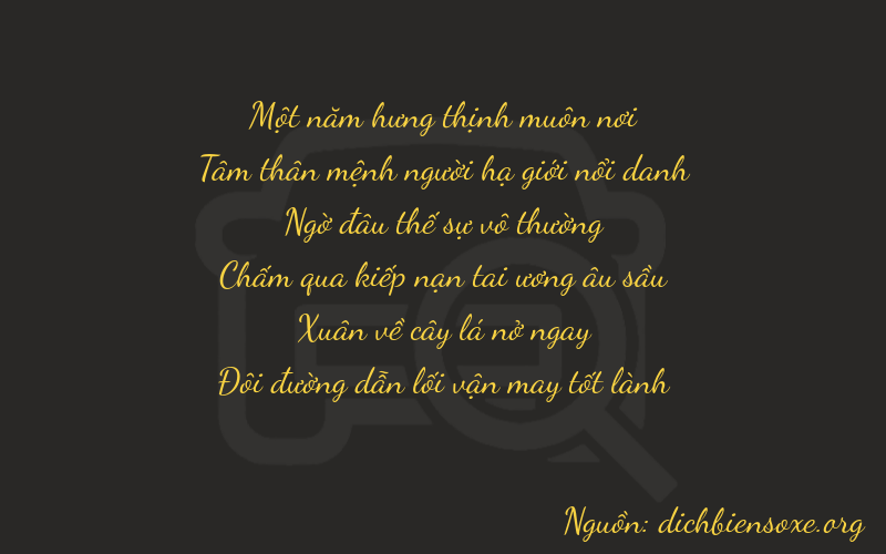 Thơ dịch biển số xe 13262