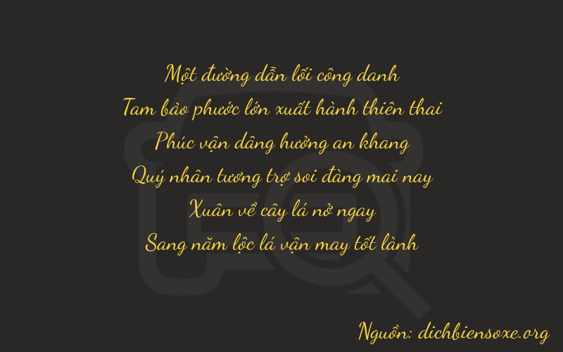 Thơ dịch biển số xe 13265