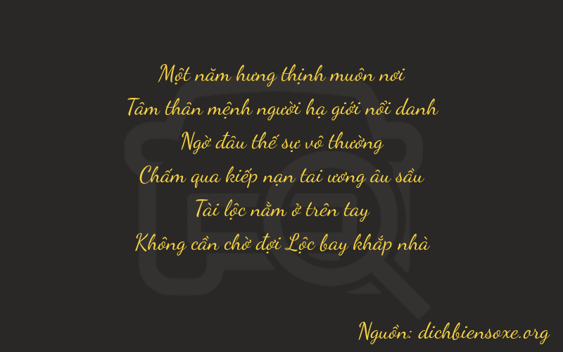 Thơ dịch biển số xe 13280
