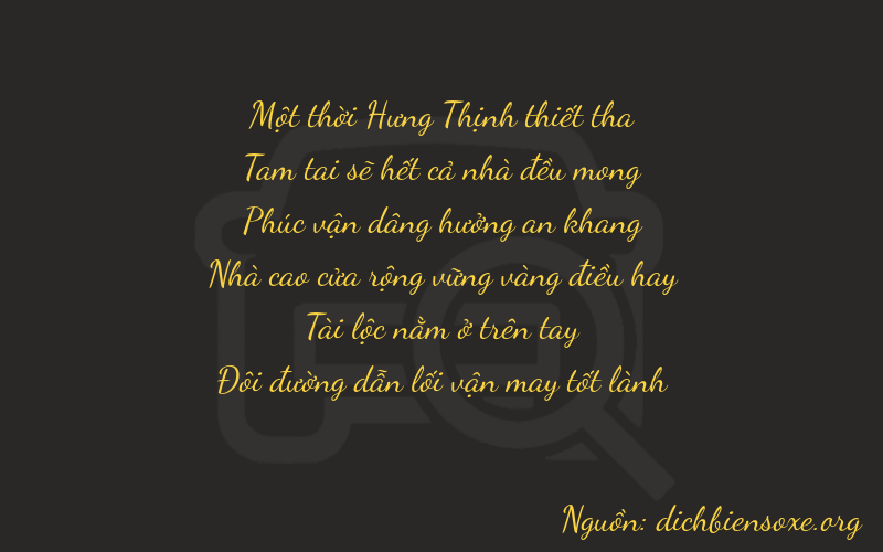 Thơ dịch biển số xe 13282
