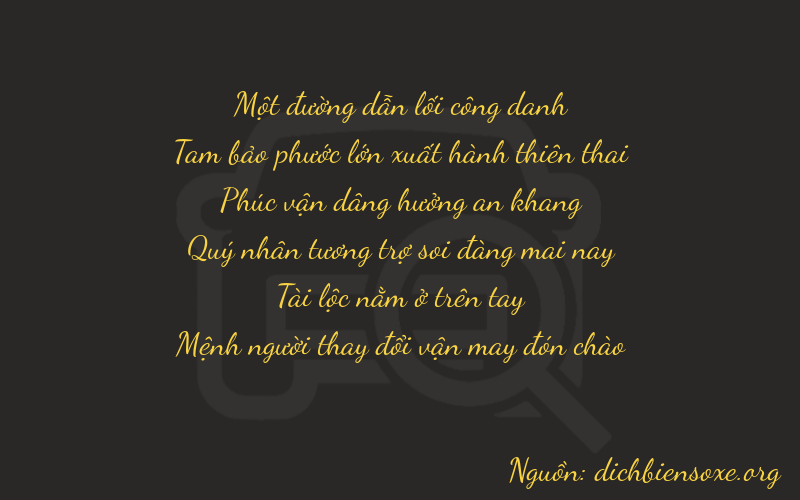 Thơ dịch biển số xe 13283