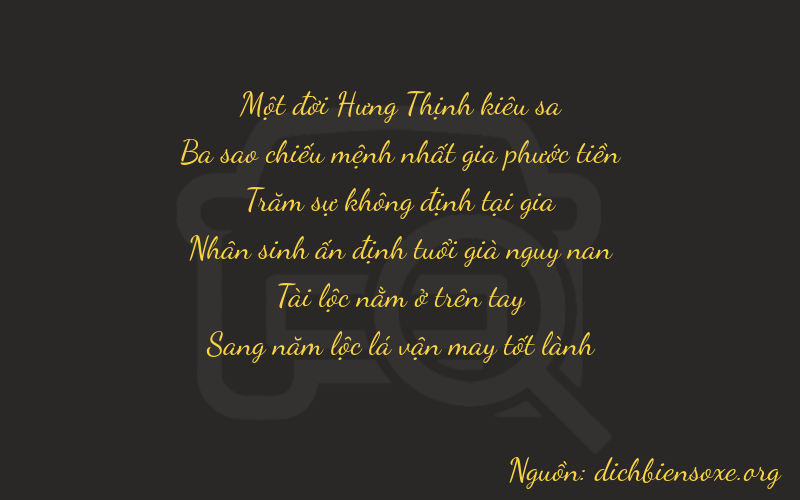 Thơ dịch biển số xe 13285