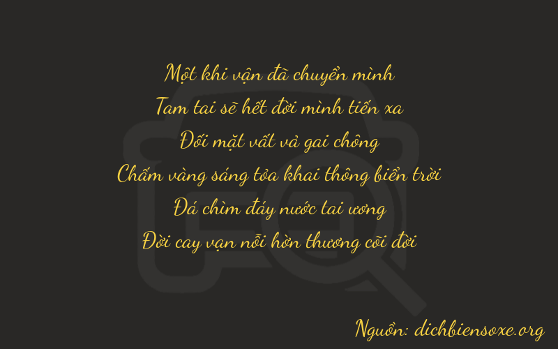 Thơ dịch biển số xe 13297
