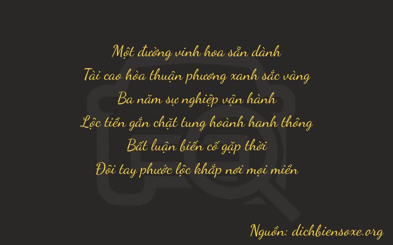 Thơ dịch biển số xe 13302