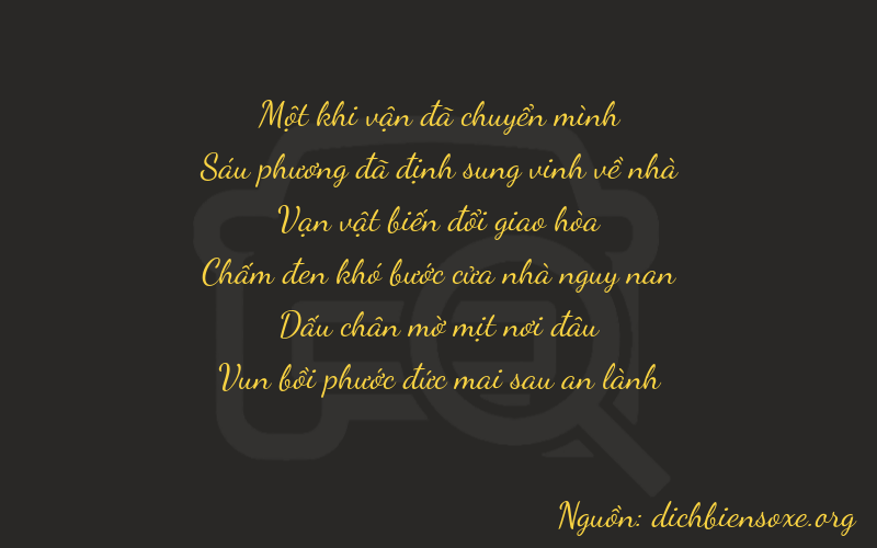 Thơ dịch biển số xe 16657