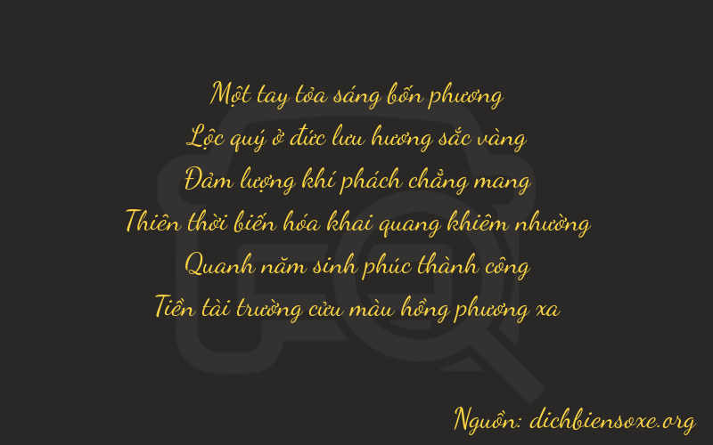 Thơ dịch biển số xe 16659