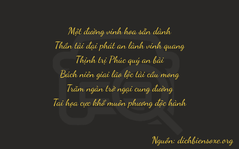 Thơ dịch biển số xe 16671