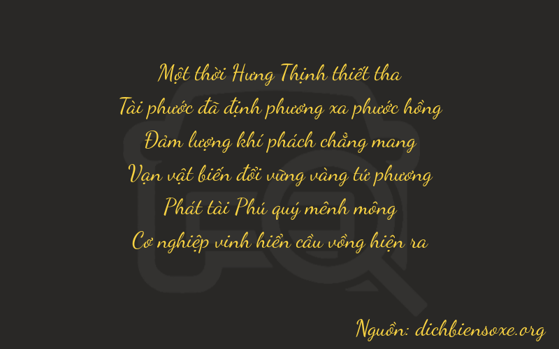 Thơ dịch biển số xe 16687