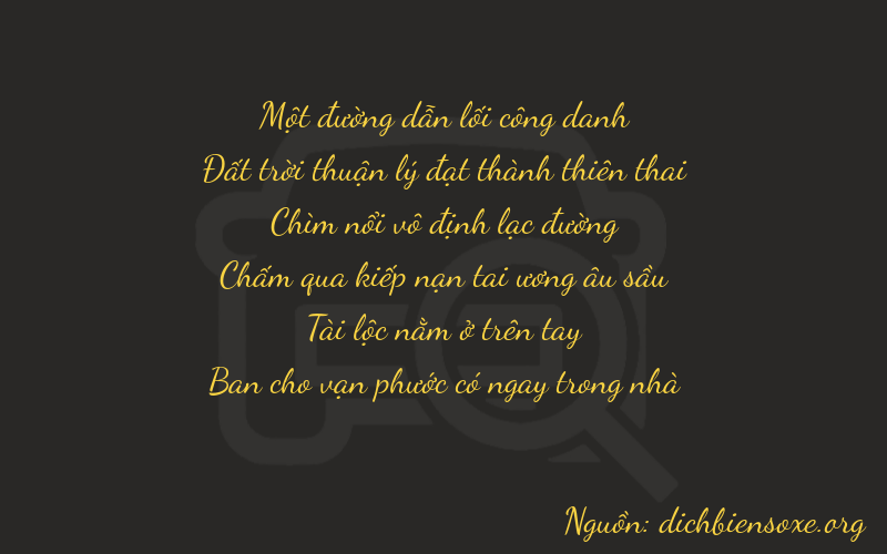 Thơ dịch biển số xe 16688