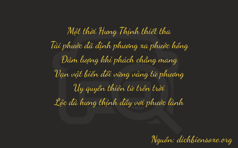 Thơ dịch biển số xe 16696