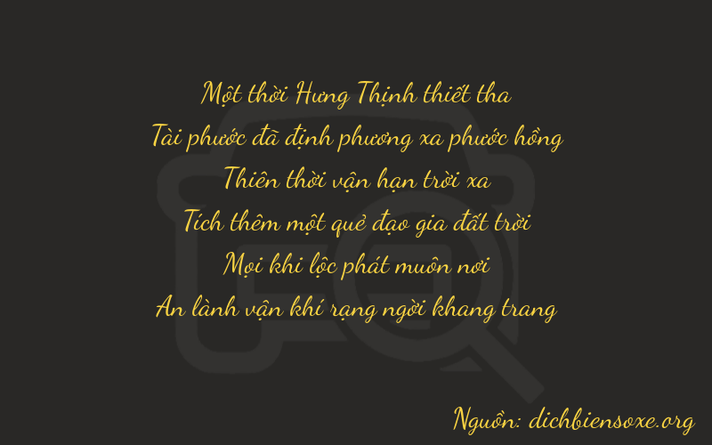 Thơ dịch biển số xe 16714