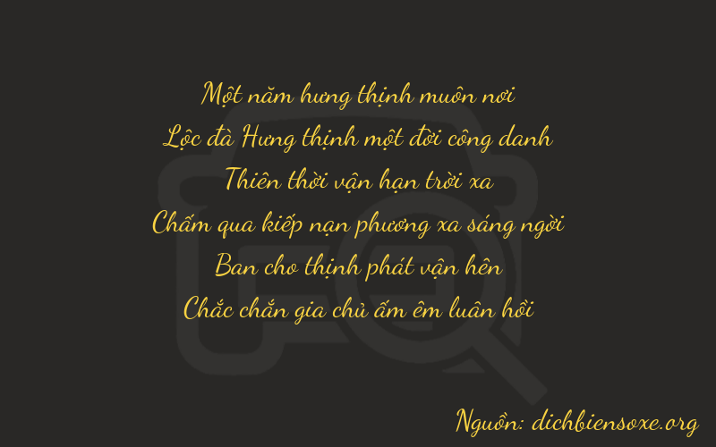 Thơ dịch biển số xe 16721