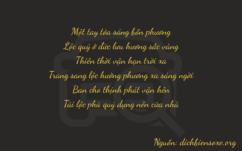 Thơ dịch biển số xe 16722