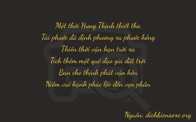 Thơ dịch biển số xe 16723