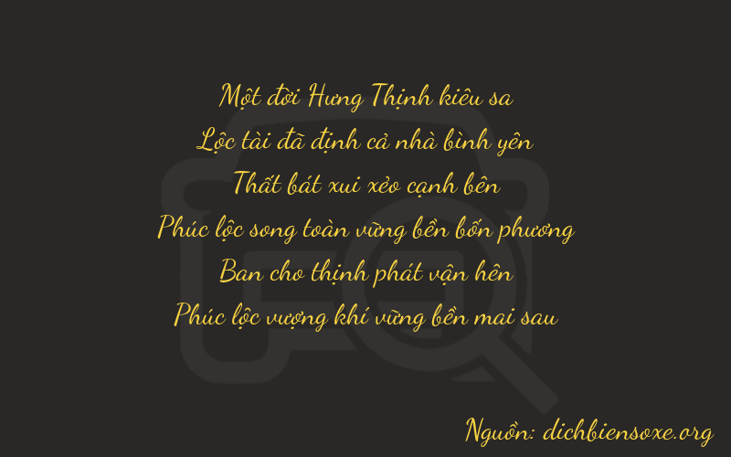 Thơ dịch biển số xe 16726