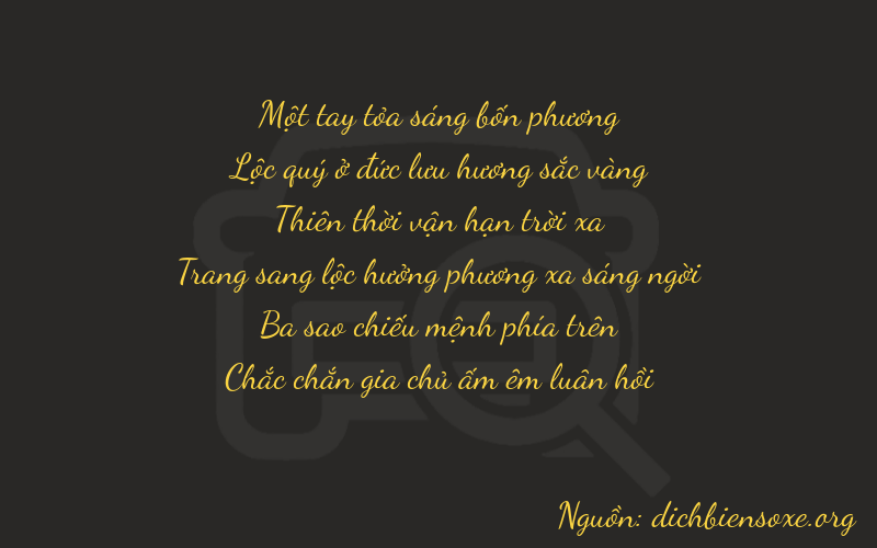 Thơ dịch biển số xe 16731