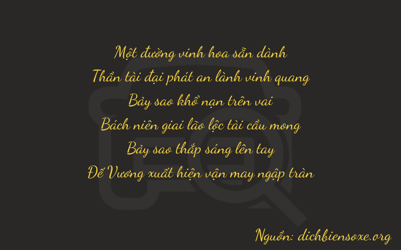 Thơ dịch biển số xe 16779