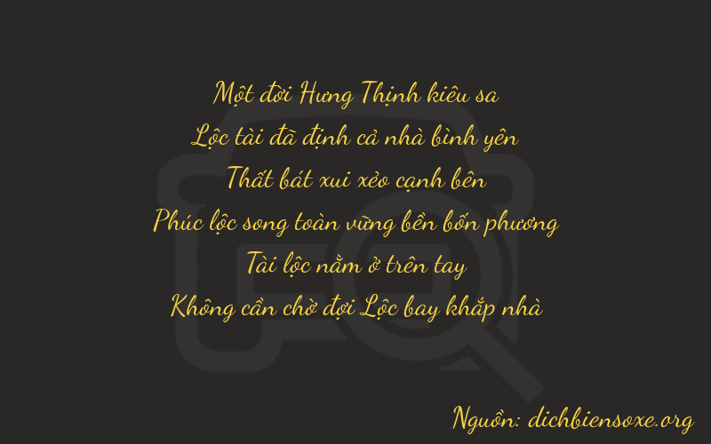 Thơ dịch biển số xe 16780