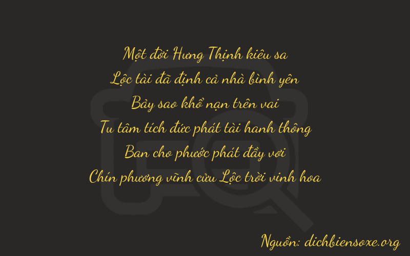 Thơ dịch biển số xe 16789