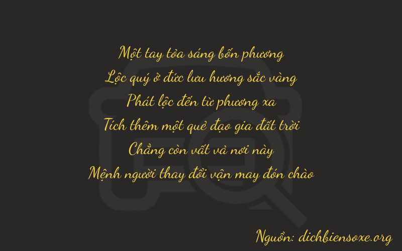 Thơ dịch biển số xe 16803