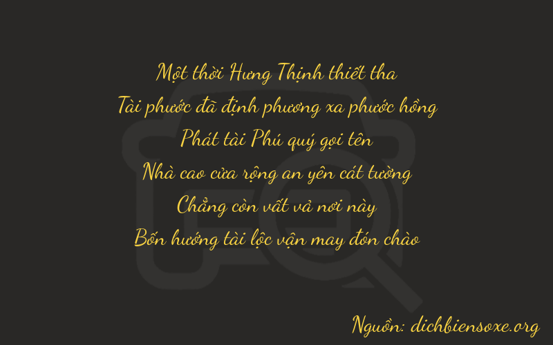 Thơ dịch biển số xe 16804