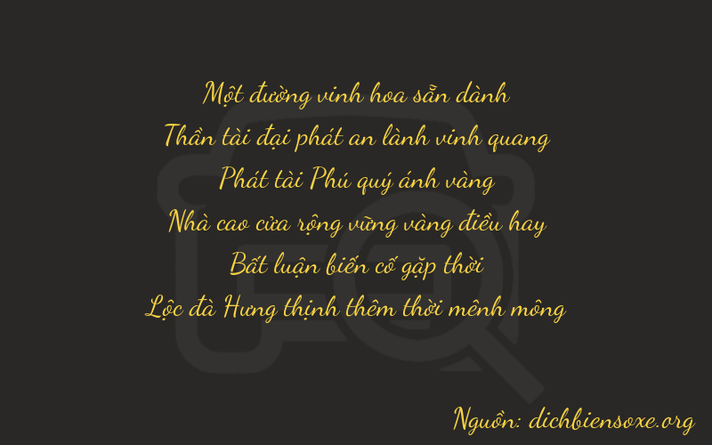 Thơ dịch biển số xe 16806
