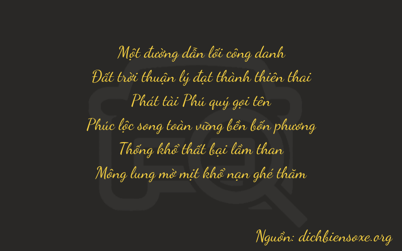 Thơ dịch biển số xe 16814