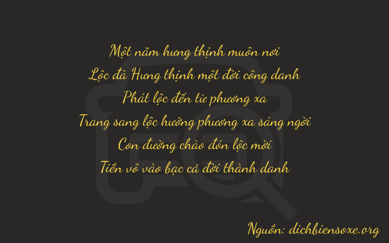 Thơ dịch biển số xe 16820