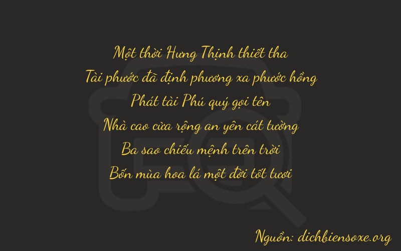 Thơ dịch biển số xe 16831