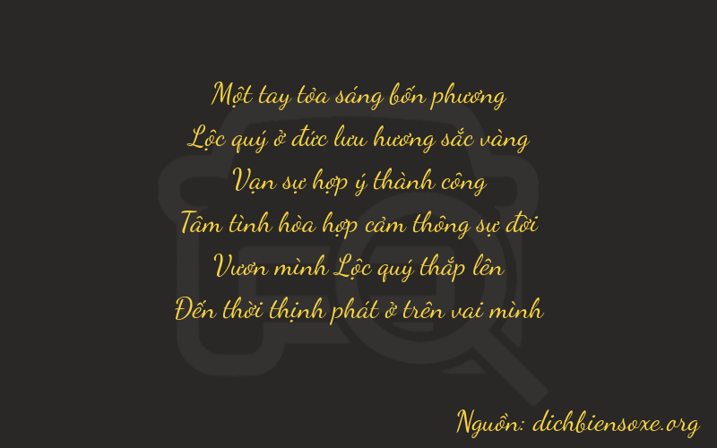 Thơ dịch biển số xe 16848