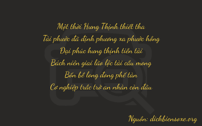 Thơ dịch biển số xe 16849