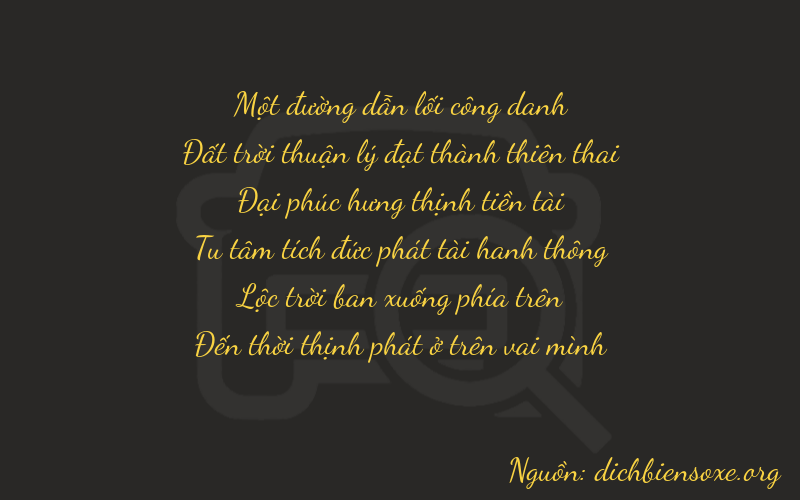 Thơ dịch biển số xe 16868