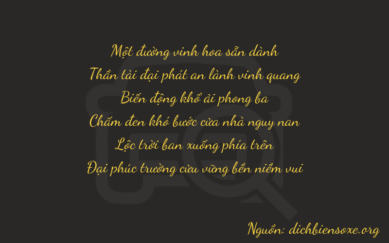 Thơ dịch biển số xe 16869