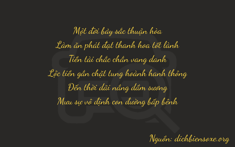 Thơ dịch biển số xe 16880
