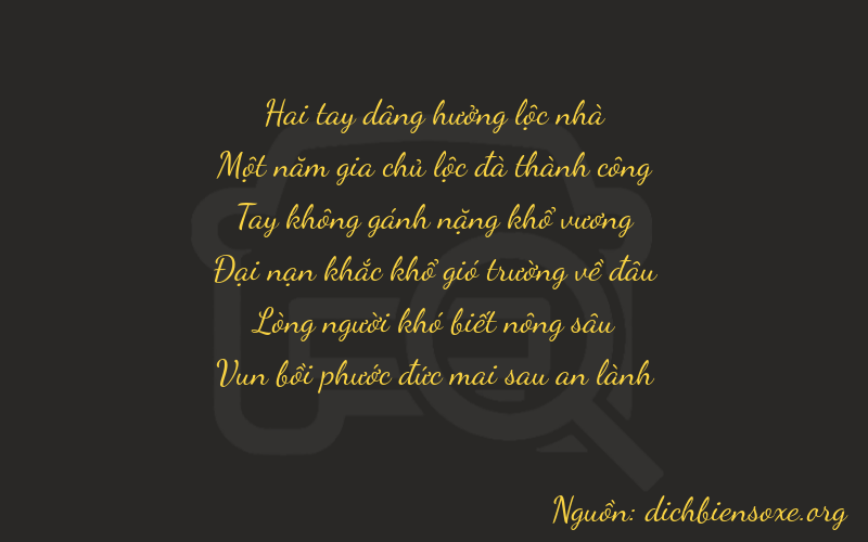 Thơ dịch biển số xe 21067