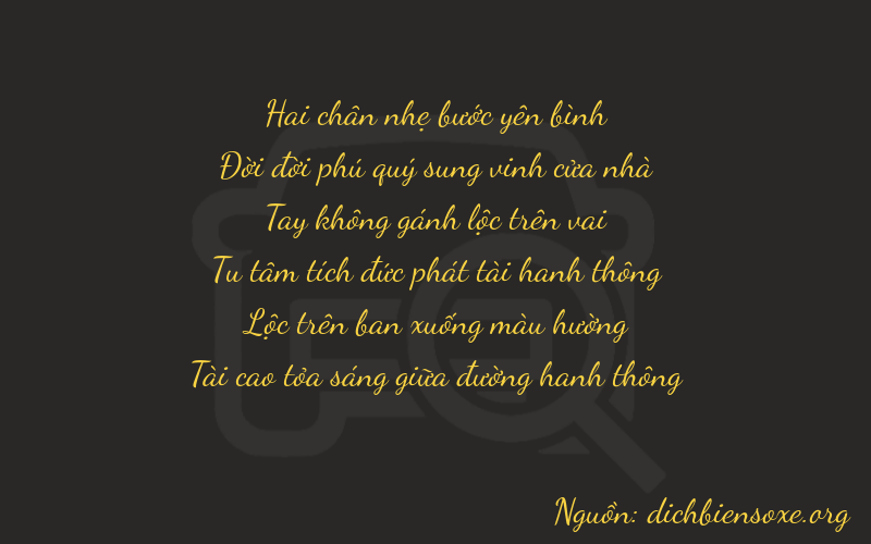 Thơ dịch biển số xe 21083
