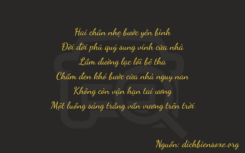 Thơ dịch biển số xe 21101