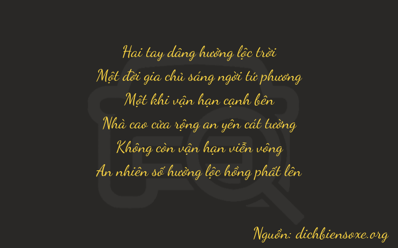 Thơ dịch biển số xe 21104